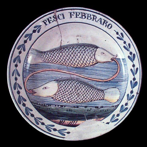 Mesi con segni dello zodiaco - Febbraio