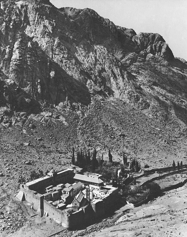 Monastero di Santa Caterina, Sinai, veduta aerea