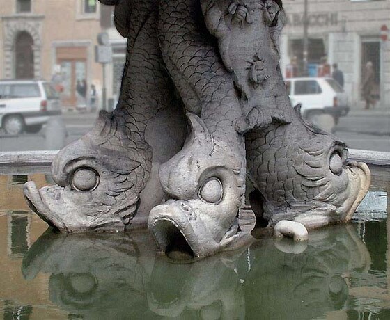 Fontana del Tritone in Piazza Barberini