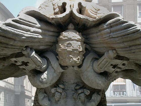 Fontana del Tritone in Piazza Barberini