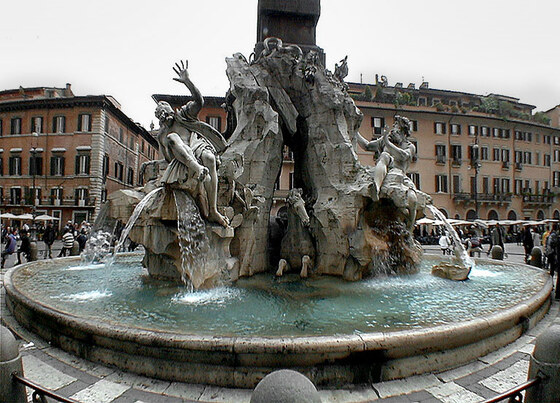 Piazza Navona — Fontana dei Fiumi
