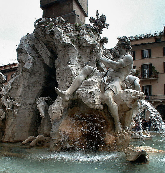 Piazza Navona — Fontana dei Fiumi