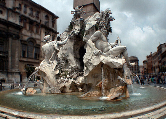 Piazza Navona — Fontana dei Fiumi