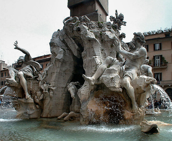 Piazza Navona — Fontana dei Fiumi