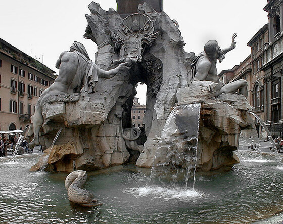 Piazza Navona — Fontana dei Fiumi