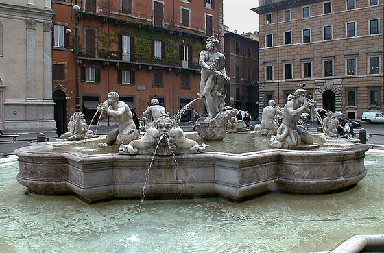 Piazza Navona — Fontana del Moro