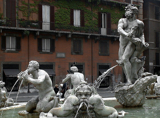 Piazza Navona — Fontana del Moro
