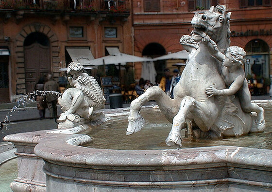 Piazza Navona — Fontana del Moro