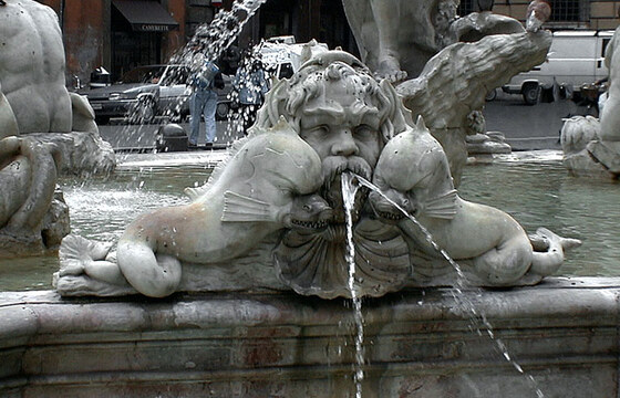 Piazza Navona — Fontana del Moro