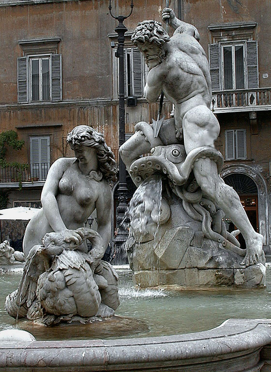 Piazza Navona — Fontana del Nettuno