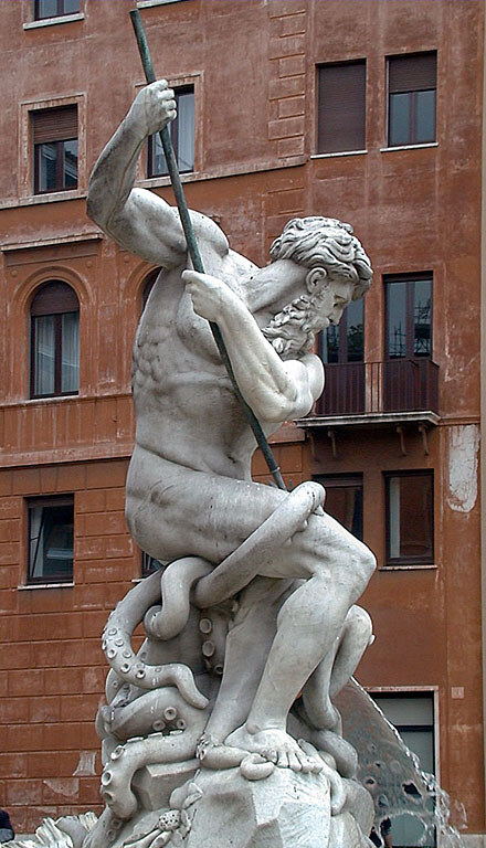 Piazza Navona — Fontana del Nettuno
