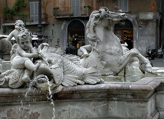 Piazza Navona — Fontana del Nettuno