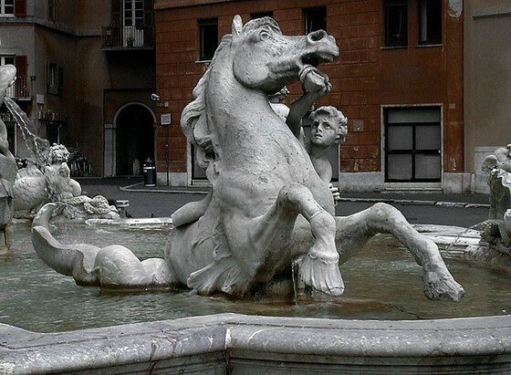 Piazza Navona — Fontana del Nettuno