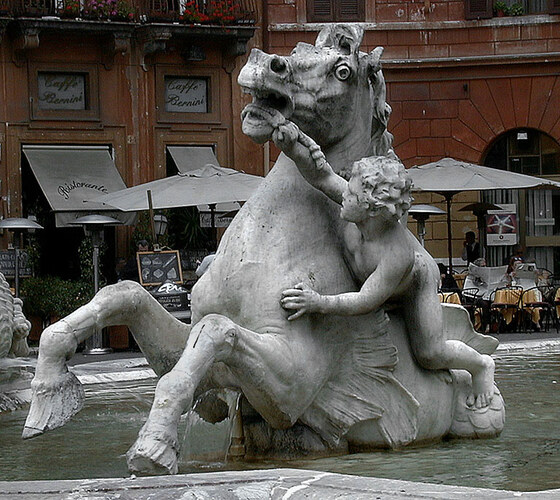 Piazza Navona — Fontana del Nettuno