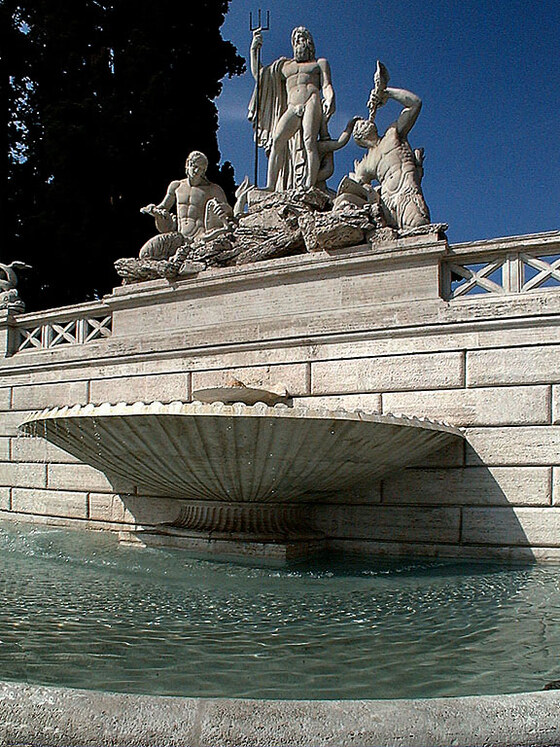 Piazza del Popolo — Fontana del Nettuno