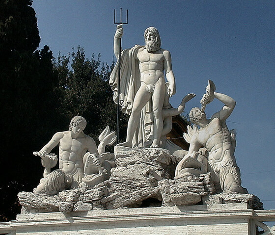 Piazza del Popolo — Fontana del Nettuno