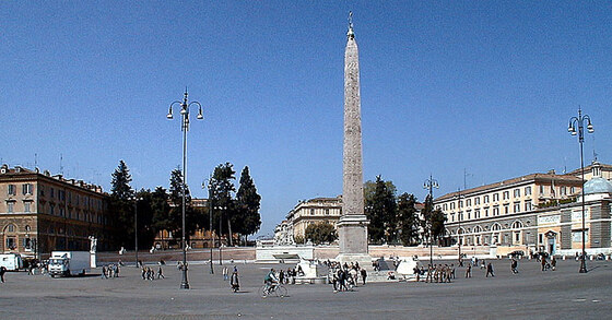 Piazza del Popolo — Fontana dell'Obelisco