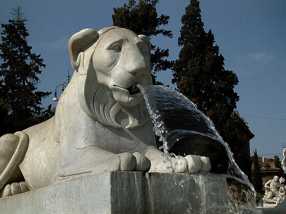 Piazza del Popolo — Fontana dell'Obelisco