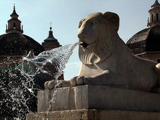 Piazza del Popolo — Fontana dell'Obelisco