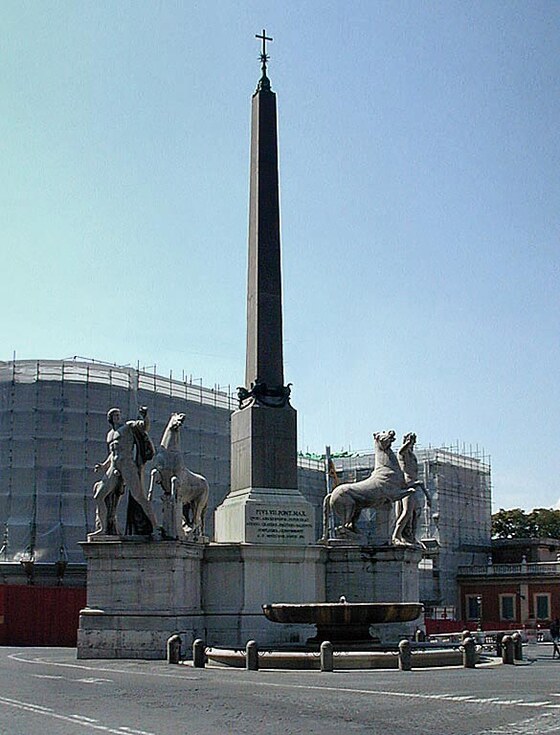 Fontana dei Dioscuri in Piazza del Quirinale