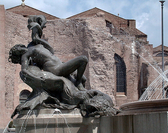 Fontana delle Naiadi in Piazza della Repubblica