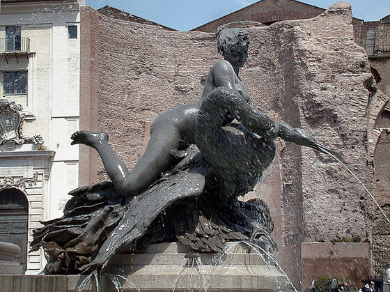 Fontana delle Naiadi in Piazza della Repubblica
