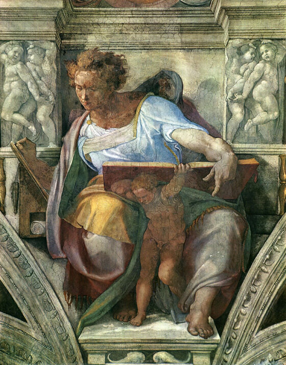 Volta della Cappella: Il Profeta Daniele.