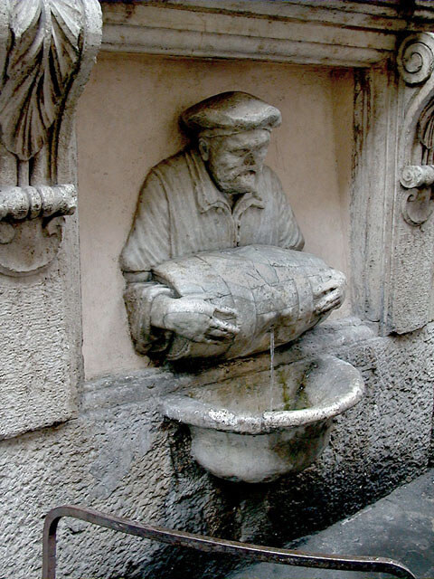 Fontana del Facchino du via Lata