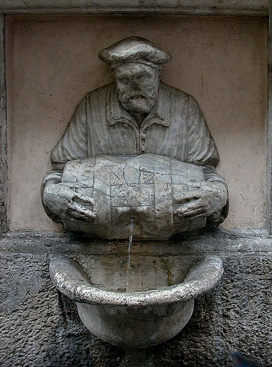 Fontana del Facchino du via Lata