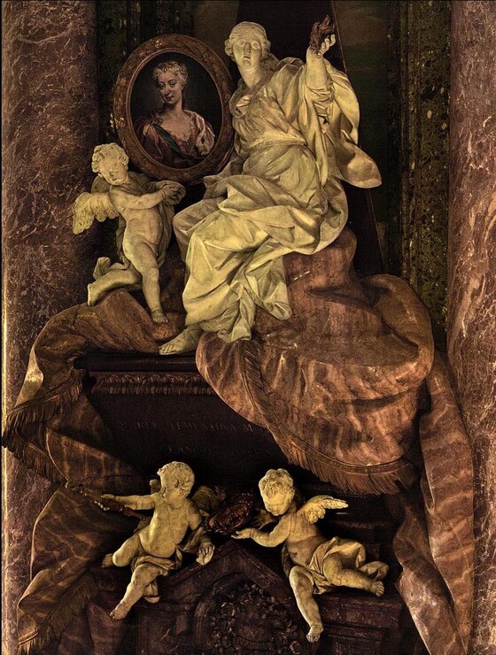 Monumento funebre a Maria Clementina Sobiesky, Bracci Pietro
