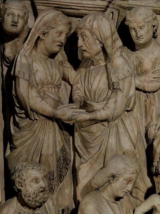 La Visitazione, Nicola Pisano