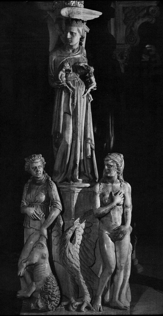 Le Virtù Cardinali e la Chiesa, Giovanni Pisano