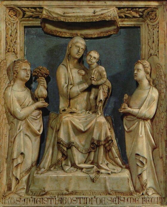 Madonnina con due angeli, Giovanni d'Agostino