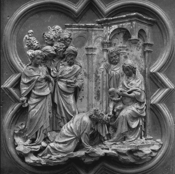 L'Adorazione dei Magi, Ghiberti Lorenzo