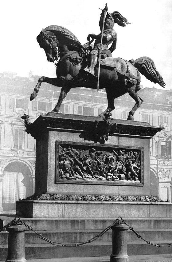 Monumento a Emanuele Filiberto, Marochetti Carlo