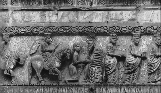 e Adeodato Adorazione dei re Magi, Gruamonte