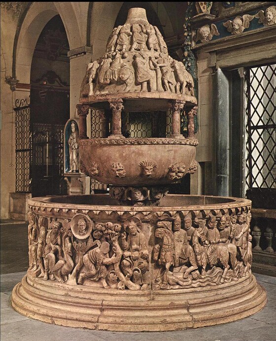 Fonte Battesimale, Roberto
