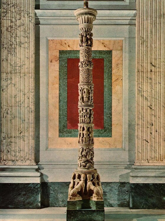 e P ietro V assalletto Candelabro pasquale, Niccolò d'Angelo