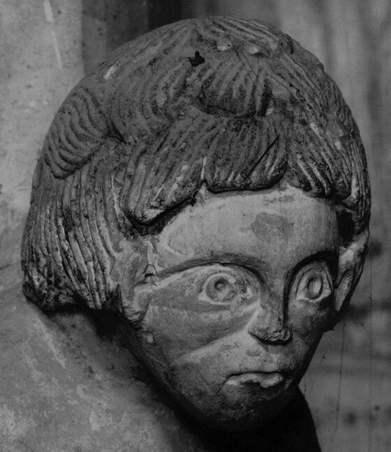Figura angolare del pulpito, Nicodemo da Guardiagrele