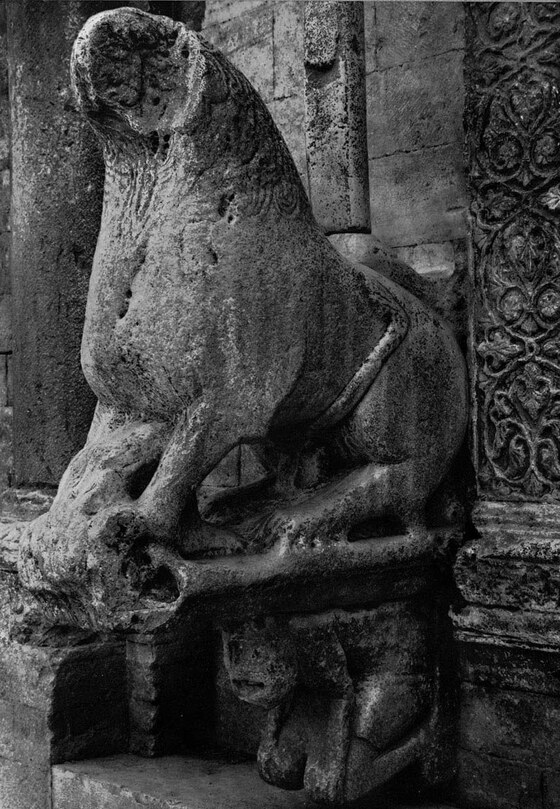 Leone del portale, Anonimo
