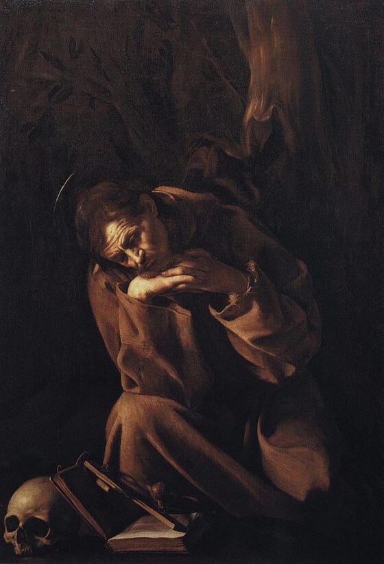 San Francesco in meditazione