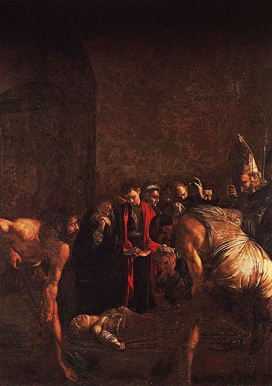Seppellimento di Santa Lucia